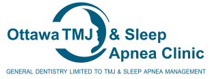 logo for Ottawa TMJ & Sleep Apnea Clinic in blue